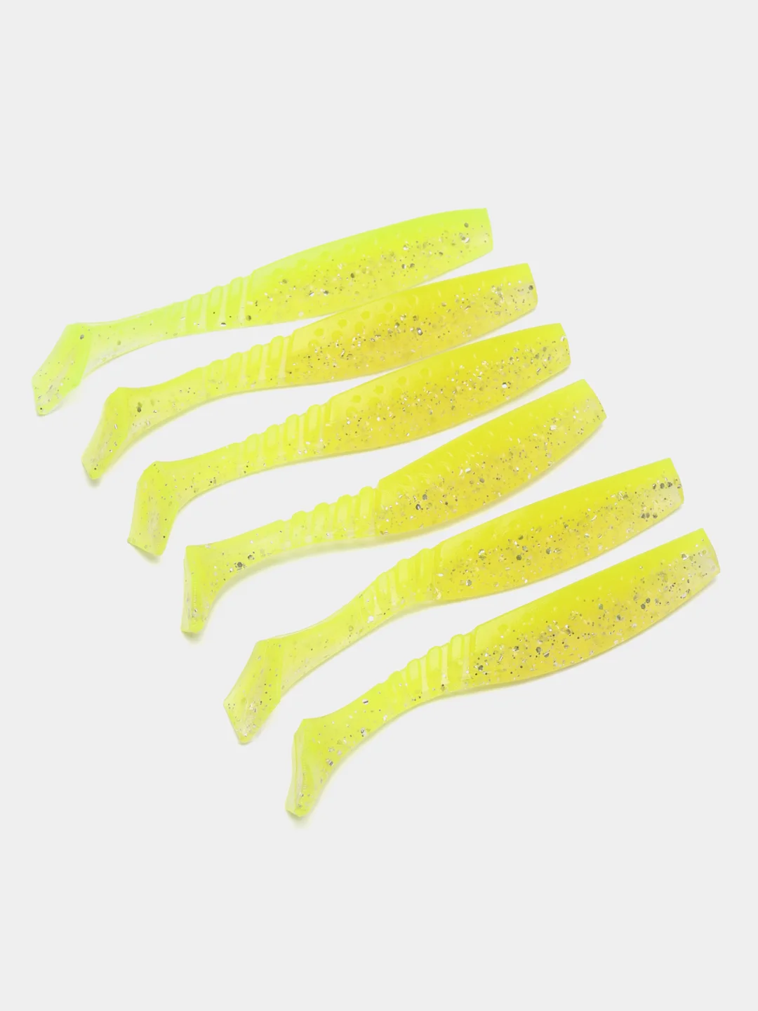 Желтый силиконовые приманки Frapp Funky Shad 100 mm