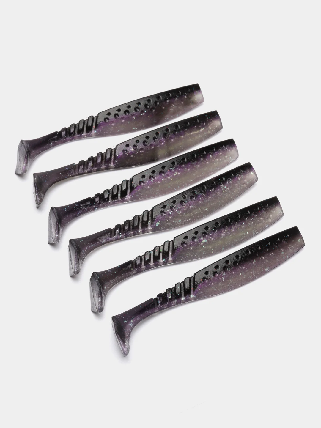 Черный силиконовые приманки Frapp Funky Shad 100 mm