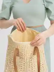 Бежевый пляжная сумка