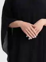 Черный парео-туника летняя
