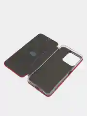 Красный чехол-книжка для Huawei Honor X8a (Хуавей Хонор Х8а)