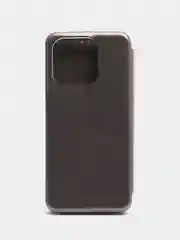 Серебряный чехол-книжка для Huawei Honor X8a, Хуавей Хонор Х8а