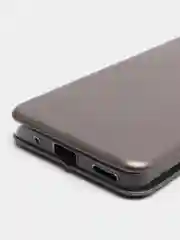 Серебряный чехол-книжка для Huawei Honor X8a, Хуавей Хонор Х8а