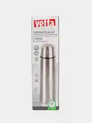 Серебряный термос VETTA "Буллет" для напитков, нержавеющая сталь, 0,50 л