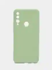 Зеленый силиконовый чехол для Honor 9X / P Smart Z / Y9 Prime (Хонор 9Х / П Смарт Зет), прозрачный