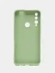 Зеленый силиконовый чехол для Honor 9X / P Smart Z / Y9 Prime (Хонор 9Х / П Смарт Зет), прозрачный
