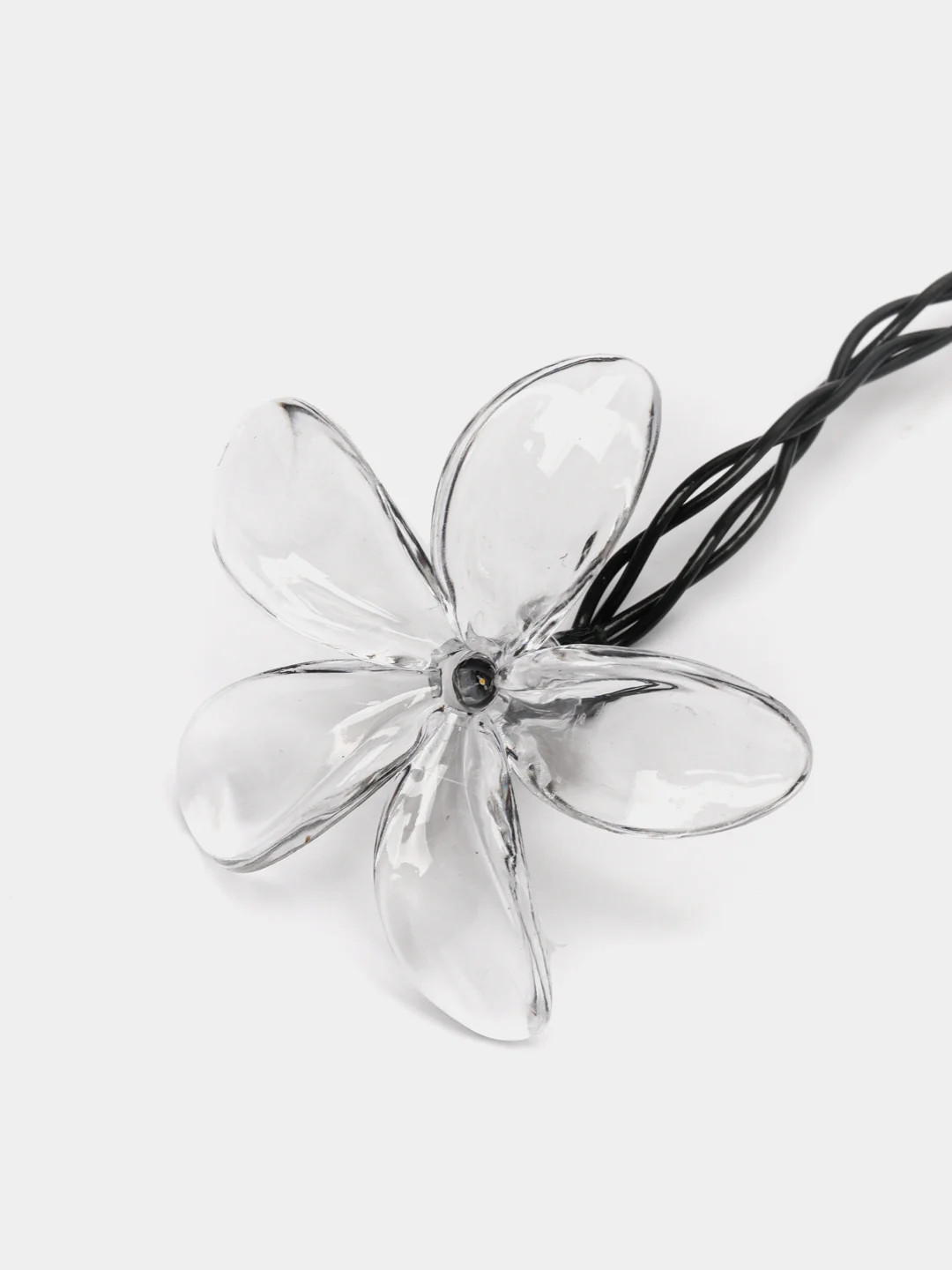 INBLOOM гирлянда на солнечной батарее, 25LED, 7 м, шампань, 2 режима, цветок, 2V80mA, 1.2V, 600 mAh