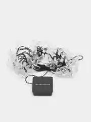 INBLOOM гирлянда на солнечной батарее, 25LED, 7 м, шампань, 2 режима, цветок, 2V80mA, 1.2V, 600 mAh