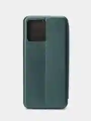 Тёмно-зелёный чехол книжка для Realme C30 / C30S / Realme 50i PRIME (Реалми С30 / С30С / 50и Прайм)