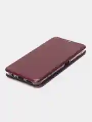 Бордовый чехол-книжка Xiaomi Redmi A1 (Сяоми Редми А1)