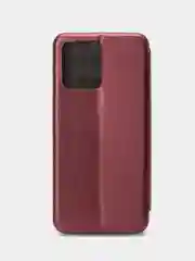 Бордовый чехол-книжка Xiaomi Redmi A1 (Сяоми Редми А1)