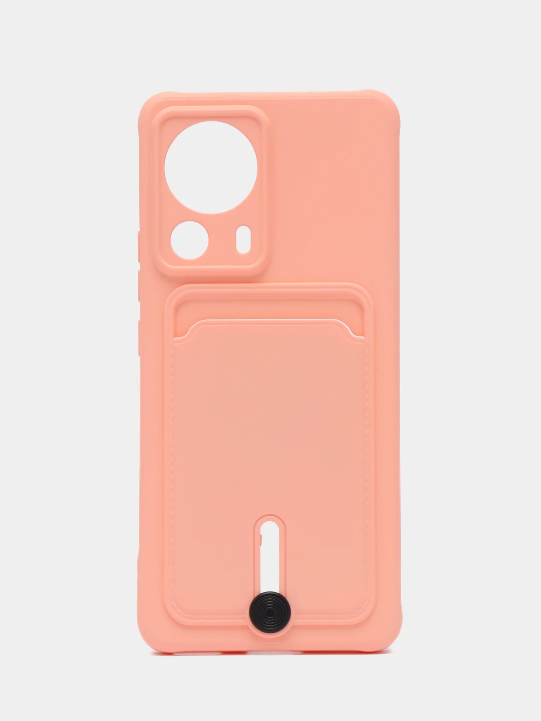 Конфетный чехол для Xiaomi 13 Lite / Сяоми 13 Лайт, силиконовый, с карманом для карты