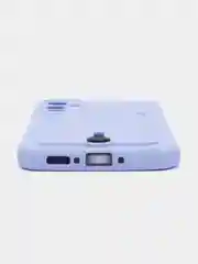 Лавандовый чехол для Samsung Galaxy A34 / Самсунг Галакси А34, силиконовый, с карманом для карты