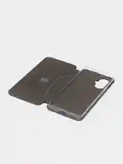Серебряный чехол-книжка для Realme 10 Pro Plus Реалми 10 Про Плюс