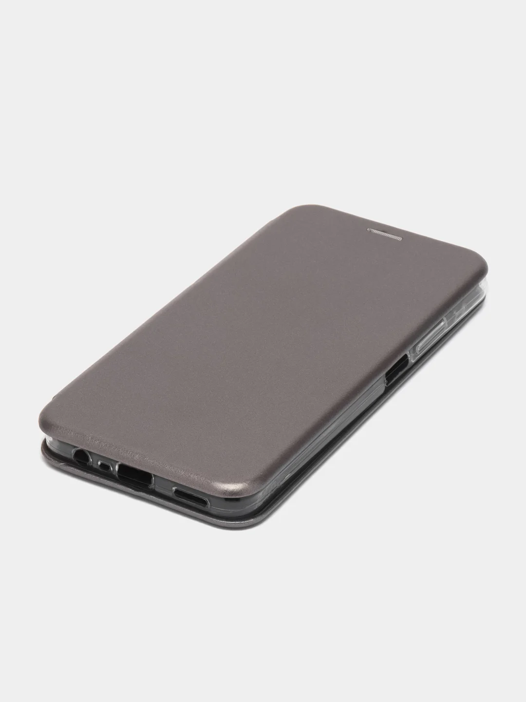 Серебряный чехол-книжка для Oppo A17 / A17K, Оппо А17, А17К