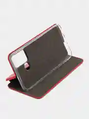Красный чехол-книжка для Infinix Hot 12 Play NFC (Инфиникс Хот 12 Плей НФС)