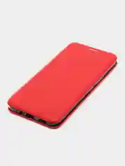 Красный чехол-книжка для Infinix Hot 12 Play NFC (Инфиникс Хот 12 Плей НФС)