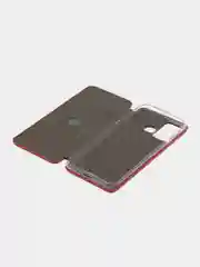 Красный чехол-книжка для Infinix Hot 12 Play NFC (Инфиникс Хот 12 Плей НФС)