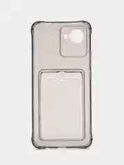 Серый чехол для Realme C30 / C30S / 50i PRIME (Реалми С30 / 50И Прайм), силиконовый, прозрачный