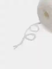 Белый пряжа, полушерсть