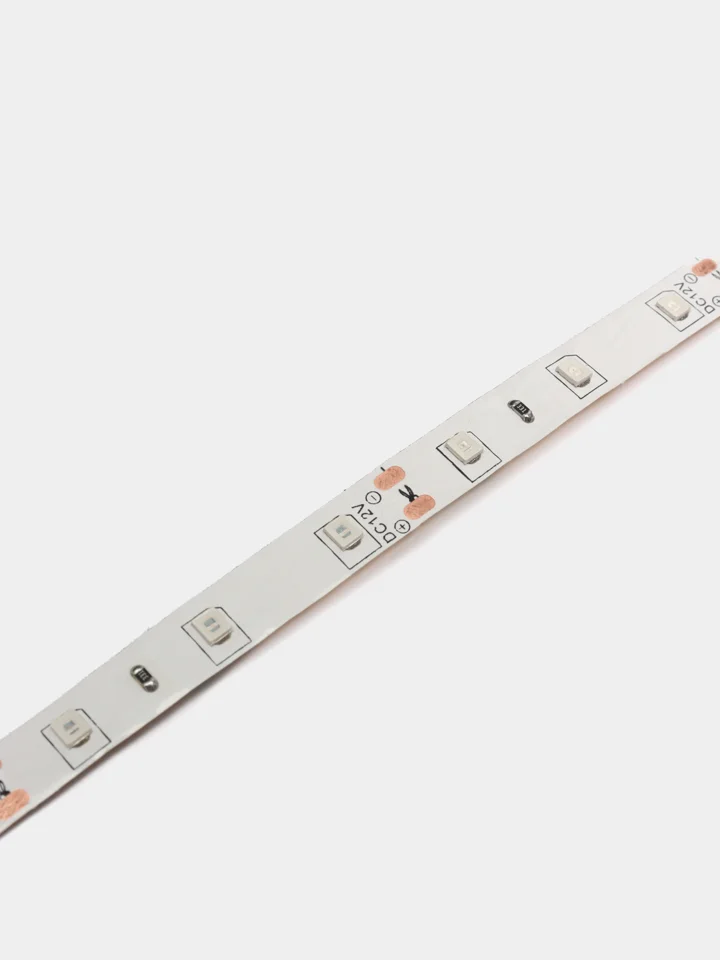 Лента светодиодная, 60SMD(2835)/m 4.8W/m 12V 5m желтый , LS603