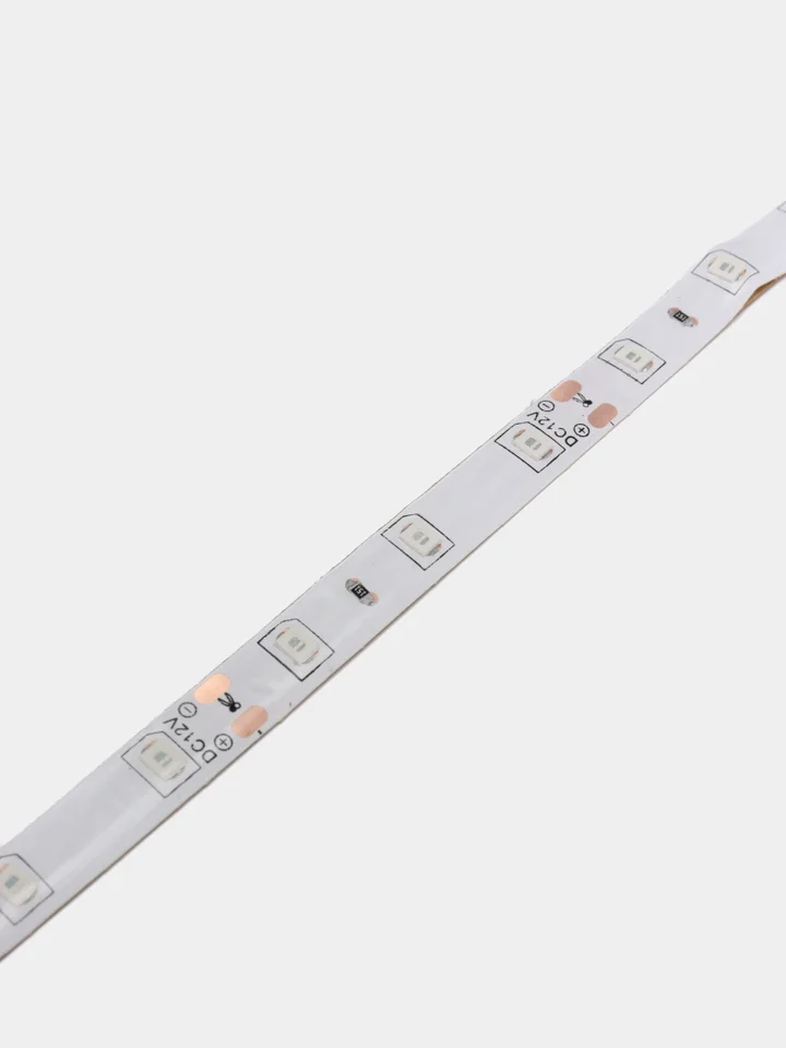 Лента светодиодная, 60SMD(2835)/m 4.8W/m 12V IP65 5m зеленый , LS604