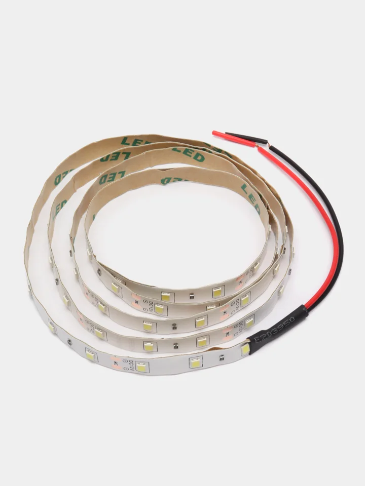Лента светодиодная, 60SMD(2835)/m 4.8W/m 12V 1m 6500К , LS603