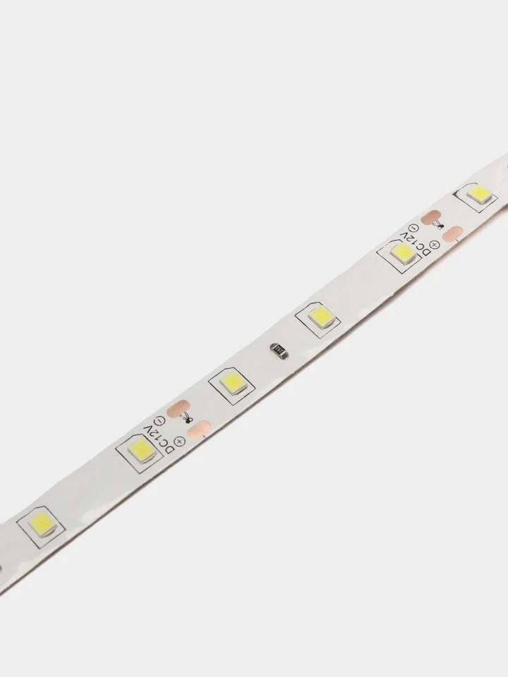Лента светодиодная, 60SMD(2835)/m 4.8W/m 12V 1m 6500К , LS603