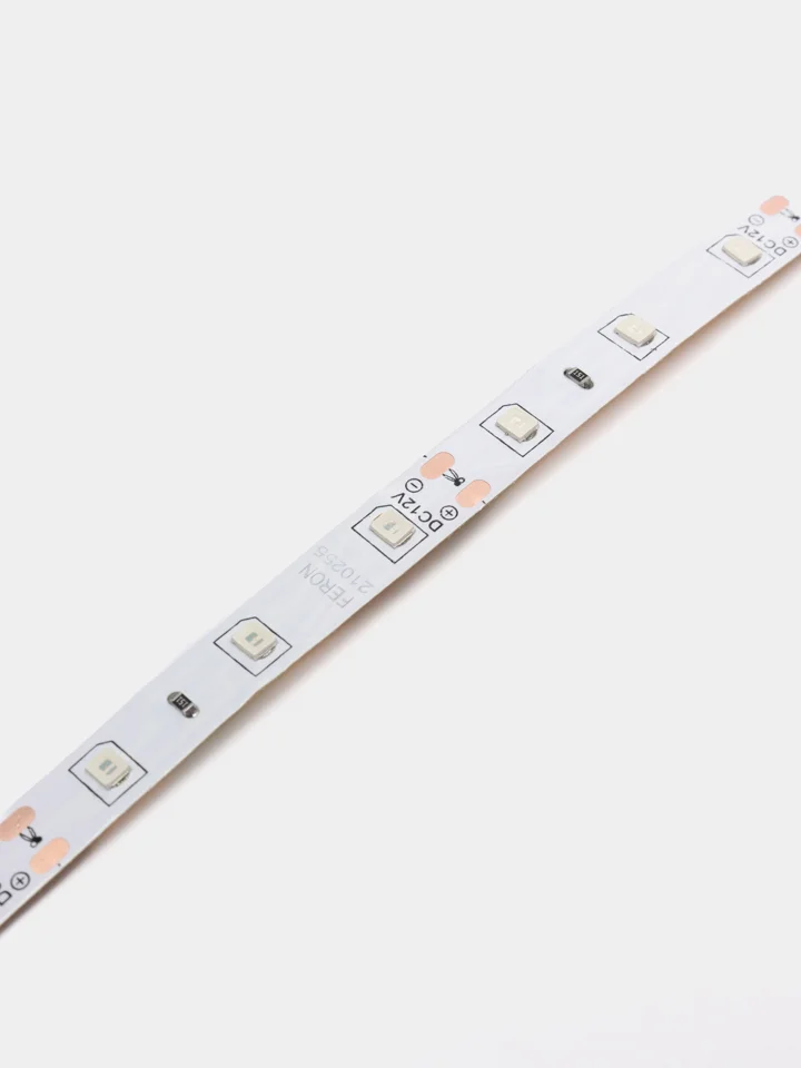 Лента светодиодная, 60SMD(2835)/m 4.8W/m 12V 5m зеленый , LS603