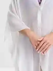 Белый парео-туника летняя
