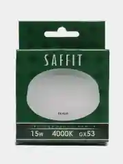 Лампа cветодиодная, (15W) 230V GX53 4000K, SBGX5315, 55192