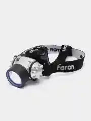 Фонарь налобный светодиодный, работающий от батареек 3*AAA, 1W 7LEDs,41707