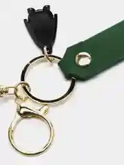 Зеленый брелок силиконовый "Семья шпионов"