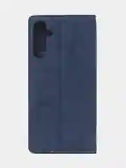 Синий чехол-книжка для Samsung A34 из нубука Super Creative