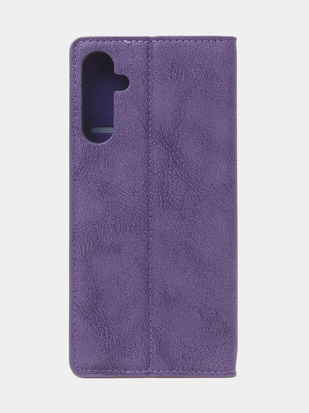 Фиолетовый чехол-книжка для Samsung A34 из нубука Super Creative