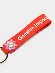 Коралловый меланж брелок силиконовый  "Genshin Impact (Геншин)"