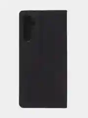 Черный чехол-книжка для Samsung A34 из нубука Super Creative
