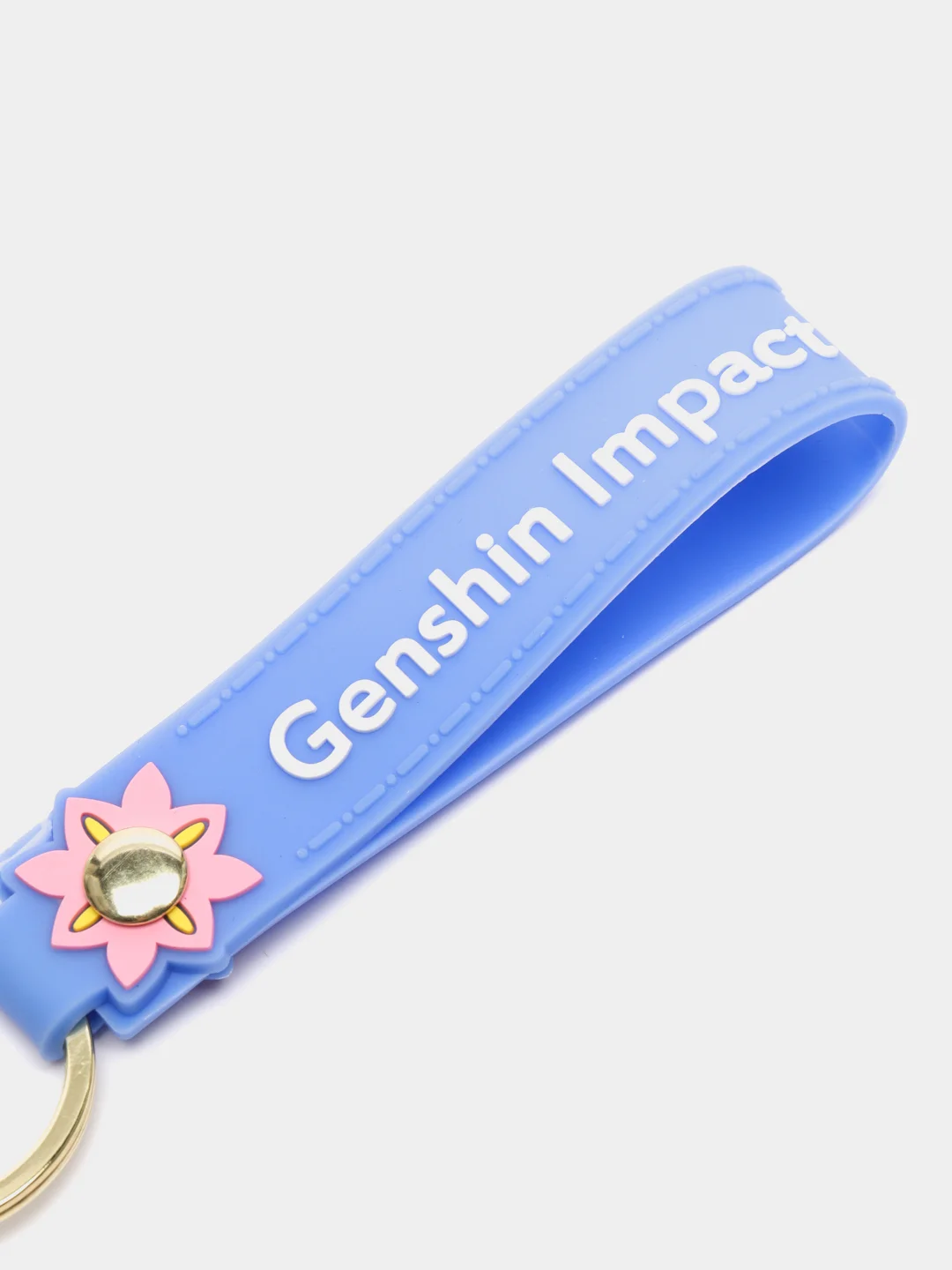 Лавандовый брелок силиконовый  "Genshin Impact (Геншин)"