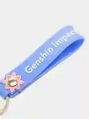 Лавандовый брелок силиконовый  "Genshin Impact (Геншин)"