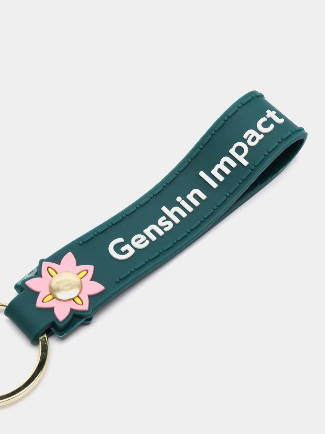 Черный брелок силиконовый  "Genshin Impact (Геншин)"