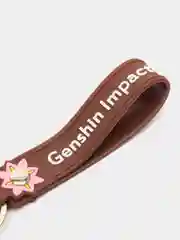 Бежевый брелок силиконовый  "Genshin Impact (Геншин)"