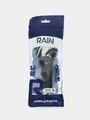 Лейка для душа RAIN, черная, 1 режим, 110 мм