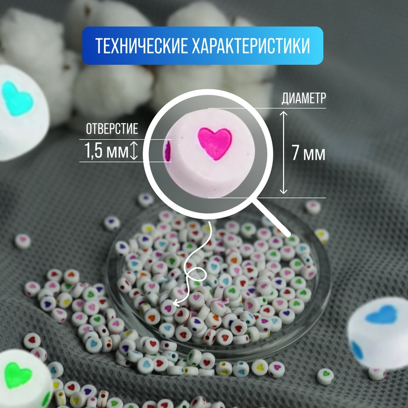 Бусины круглые смайлики, фигурки для рукоделия и украшений
