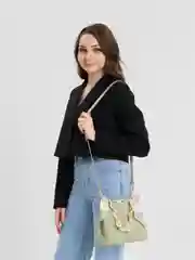Мятный сумка-кроссбоди