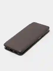 Серебряный чехол-книжка для Oppo Reno 8T 4G, Оппо Рено 8Т 4Г