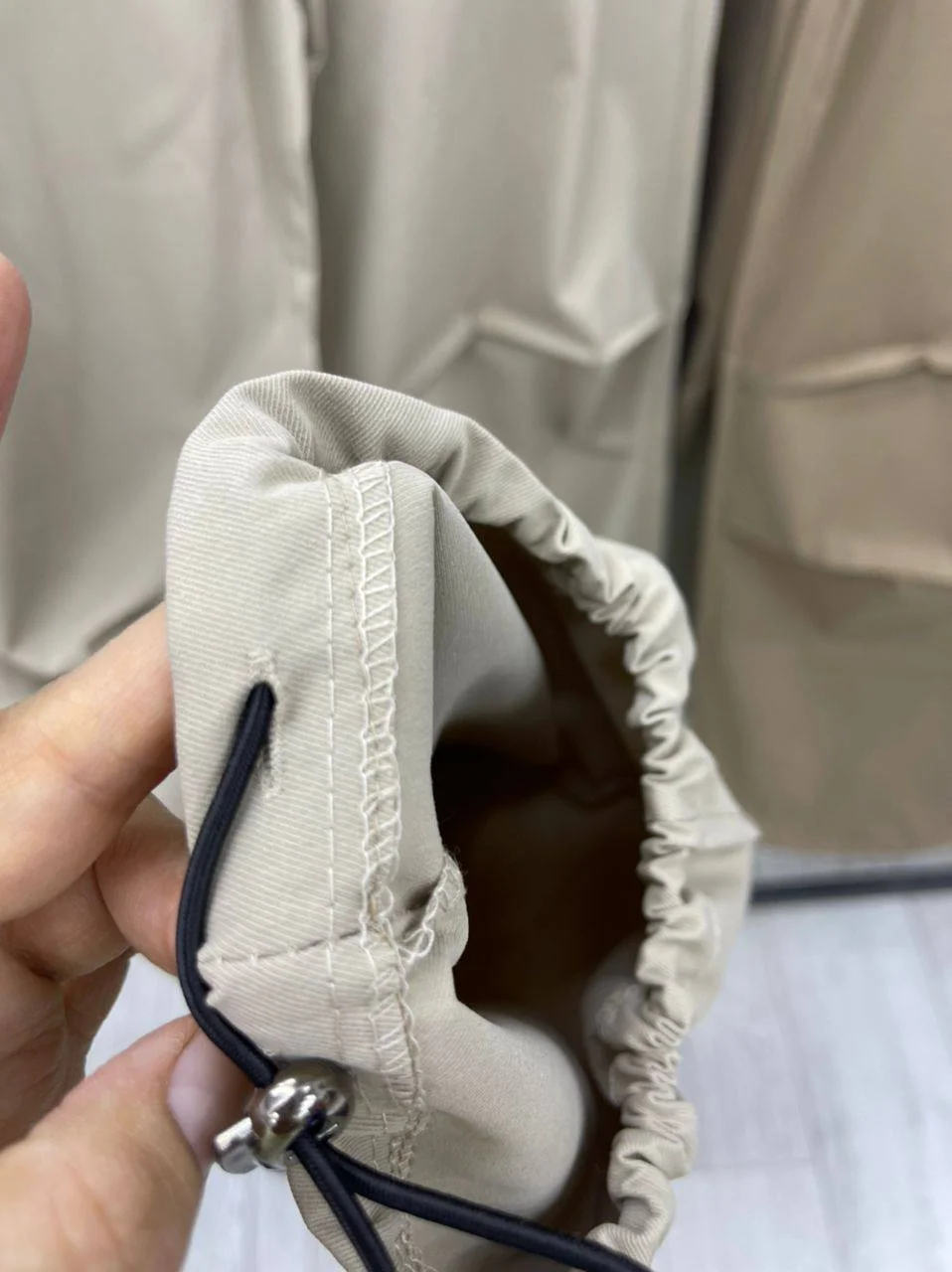 Зелёный хаки брюки крой Cargo Parachute
