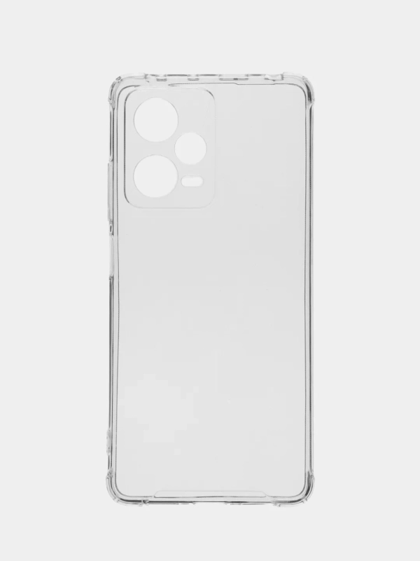 Чехол Xiaomi Redmi Note 12 Pro+ (Редми Нот 12 Про+) прозрачный силиконовый, противоударный