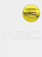 Белый автомобильные наклейки WRC