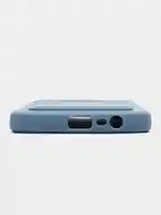 Синий меланж чехол Realme C21Y Realme C25Y Реалми С21у С25у с карманом для карт, прозрачный