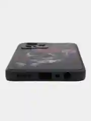 Тёмно-бордовый силиконовый чехол для Realme 9 Pro Plus / Realme 9 4G, с принтом, с рисунком